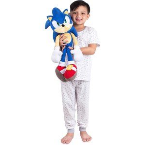 Franco Kids Bedding Plush Cuddle Pillow Buddy, One Size, Sonic The Hedgehog